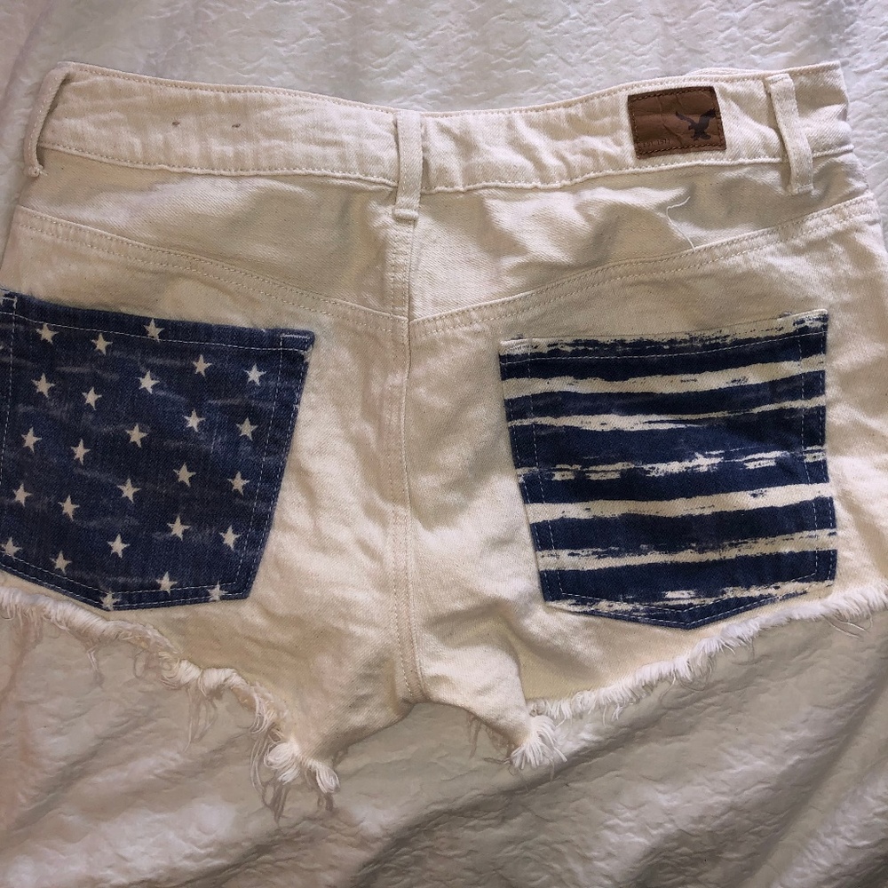 white american eagle jean shorts - Picture 1 of 2
